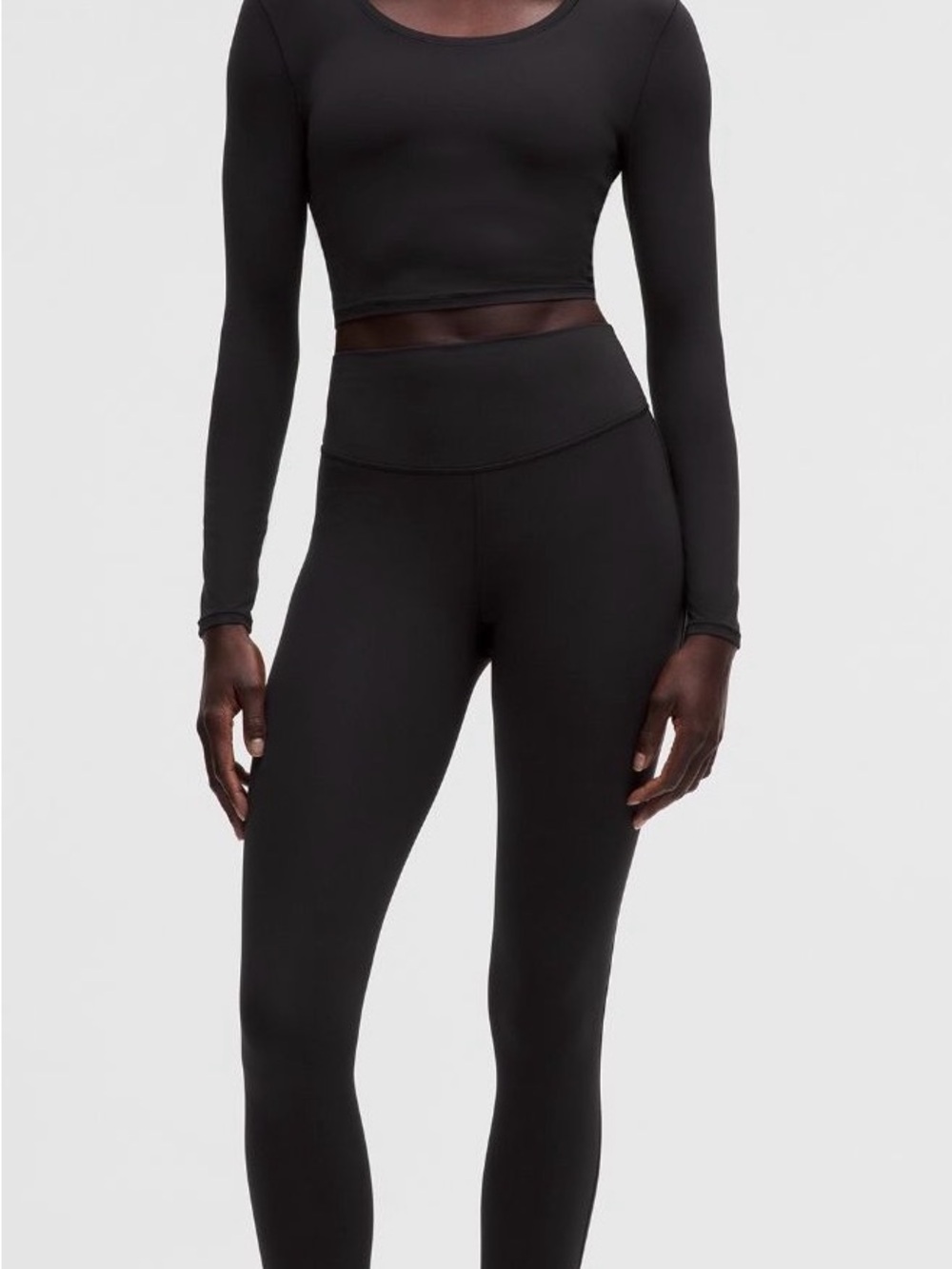 Lululemon size 4 High-Waist Black Seamless Leggings – Women's Activewear